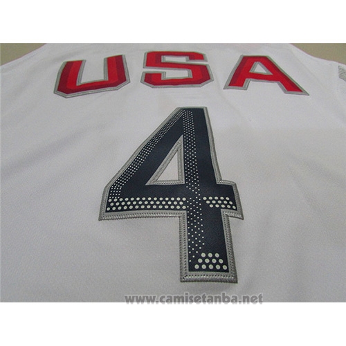 Camiseta USA 2016 Jimmy Butler #4 Blanco